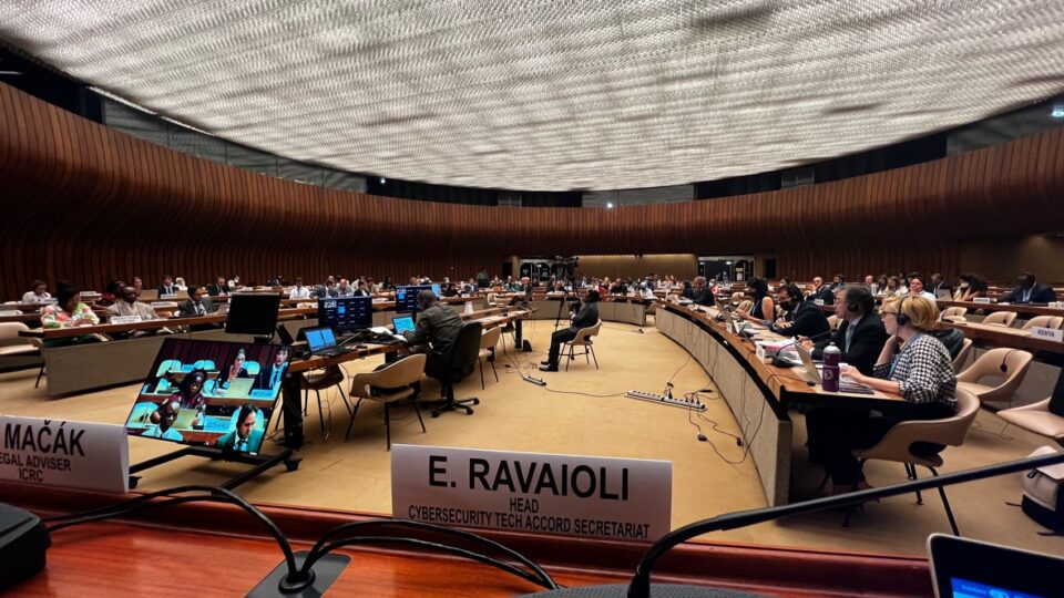 Industry support in ICT security capacity-building: Cybersecurity Tech Accord guidance to the UN Conference on Disarmament