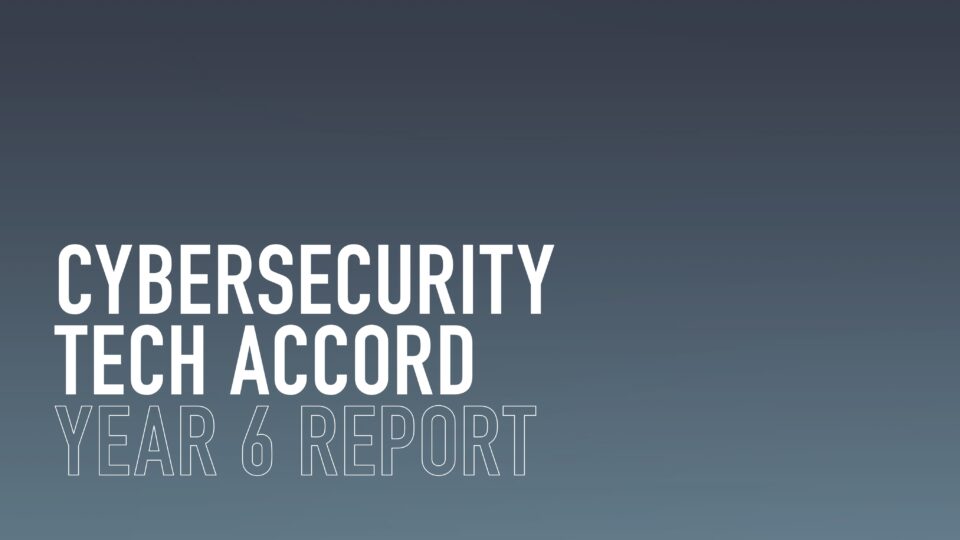 Cybersecurity Tech Accord launches Year Six Annual Report