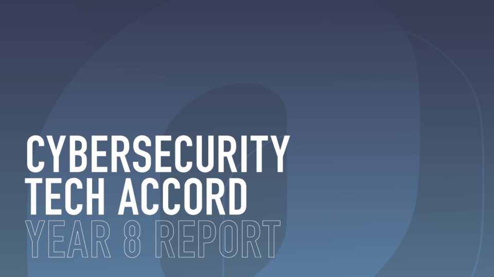 Cybersecurity Tech Accord launches Year Eight Annual Report